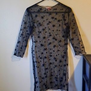 Sheer Star Dress cover up.